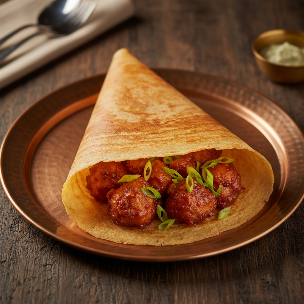 Gobhi Manchurian Dosa