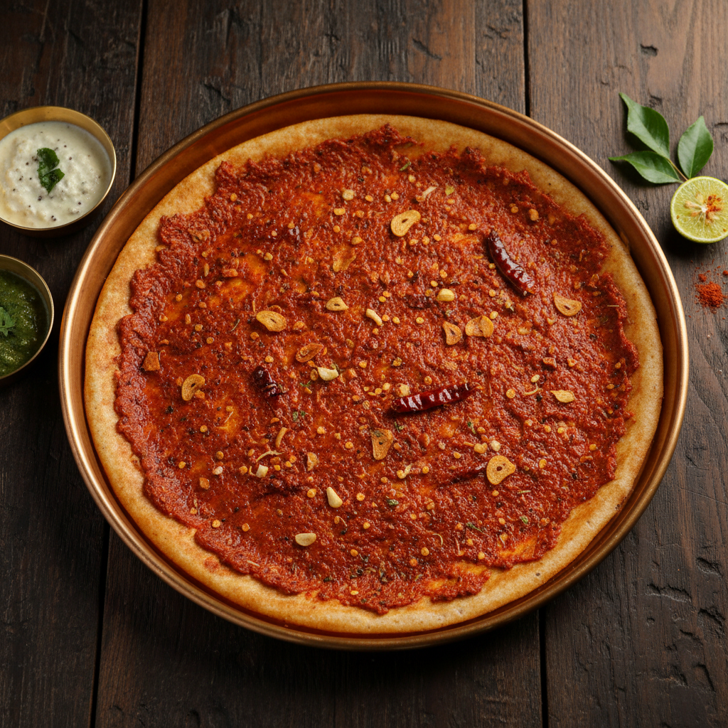 Chili Garlic Dosa