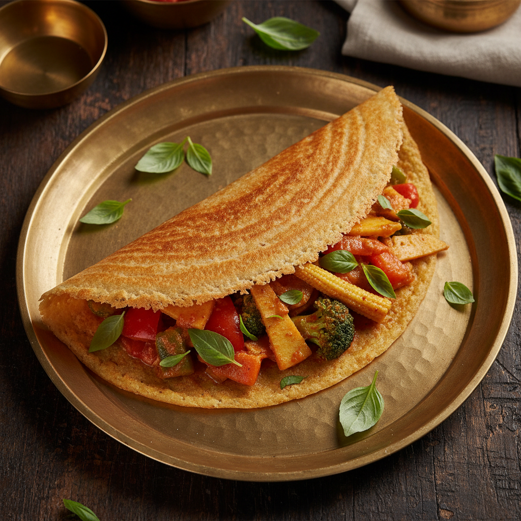 Thai Red Curry Dosa
